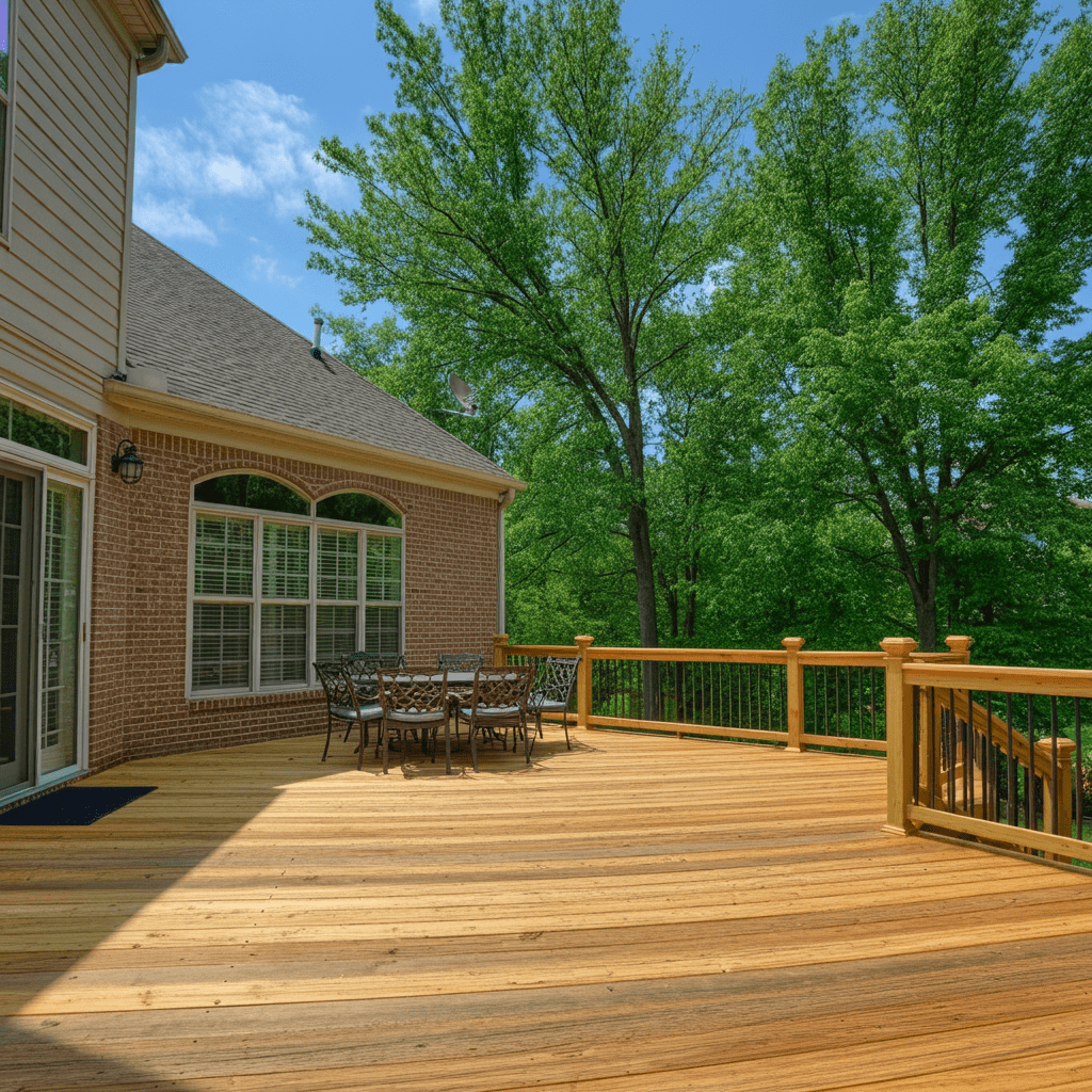 Cedar Deck Installation St. Louis