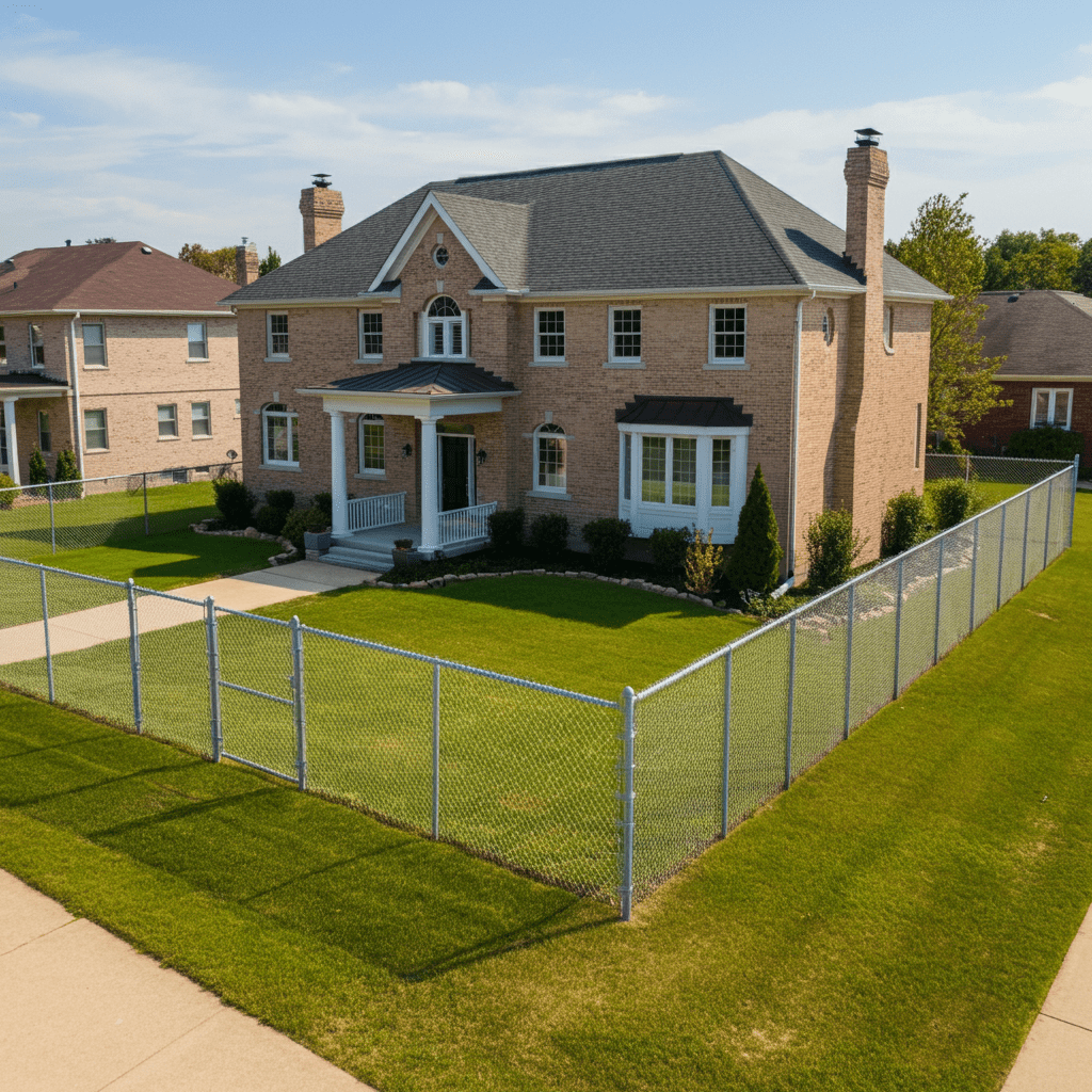 Chain Fence Construction St. Louis