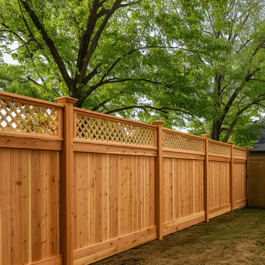 Wooden Privacy Fence in St. Louis MO